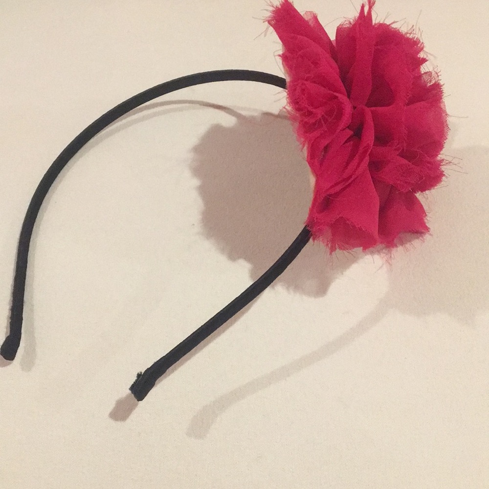 Pink handmade headband